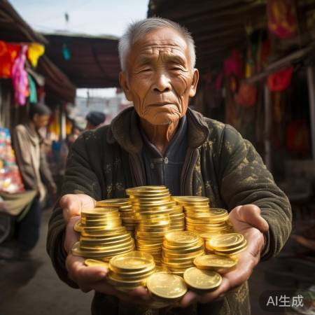 大爷买黄金，小李也买金