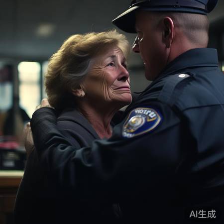 母泪销户,民警慰藉