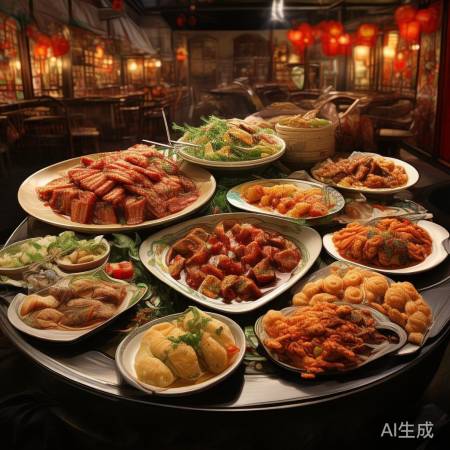 中式佳肴，香气四溢