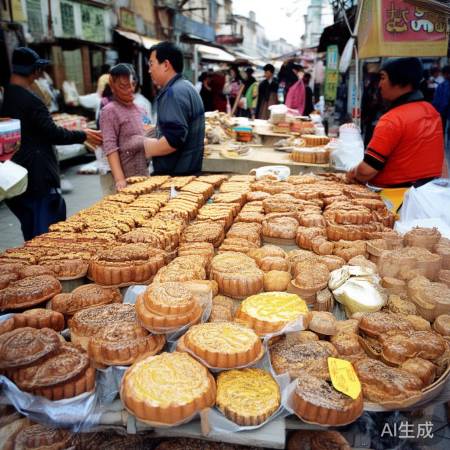 商家谈剩月饼处理
