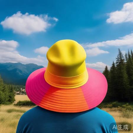 色彩冲突的帽子