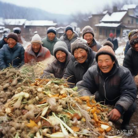 东北冬天暖人心
