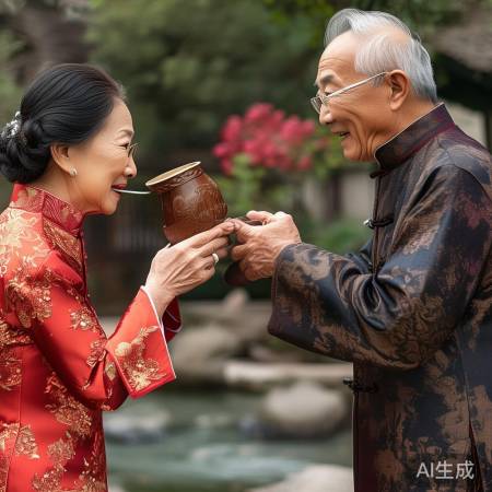 古交杯酒，情真意切