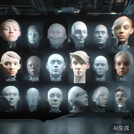 AI生成逼真虚拟人脸