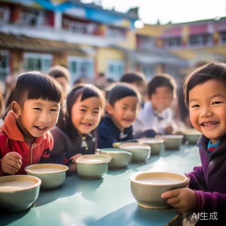 中国援助豆浆,香浓美味