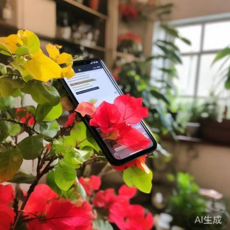 三角梅叶子发黄,自学植物知识